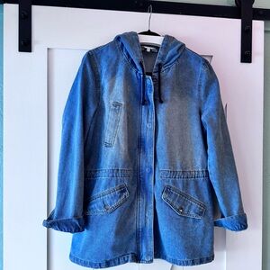 Ci Sono women’s Blue Denim Hooded Jacket XL